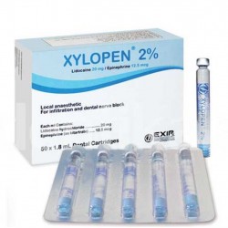 کارپول بی حسی ۲% لیدوکائین زایلوپن اکسیر