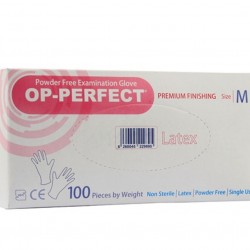 دستکش لاتکس پودری اوپی پرفکت op دستکش لاتکس پودری اوپی پرفکت op