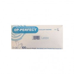 دستکش لاتکس اوپی پرفکت مدل 02L سایز لارج بسته 100 عددی دستکش لاتکس اوپی پرفکت مدل 02L سایز لارج بسته 100 عددی